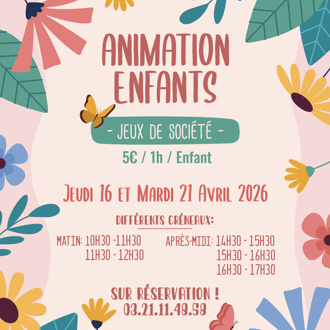 animations jeux société