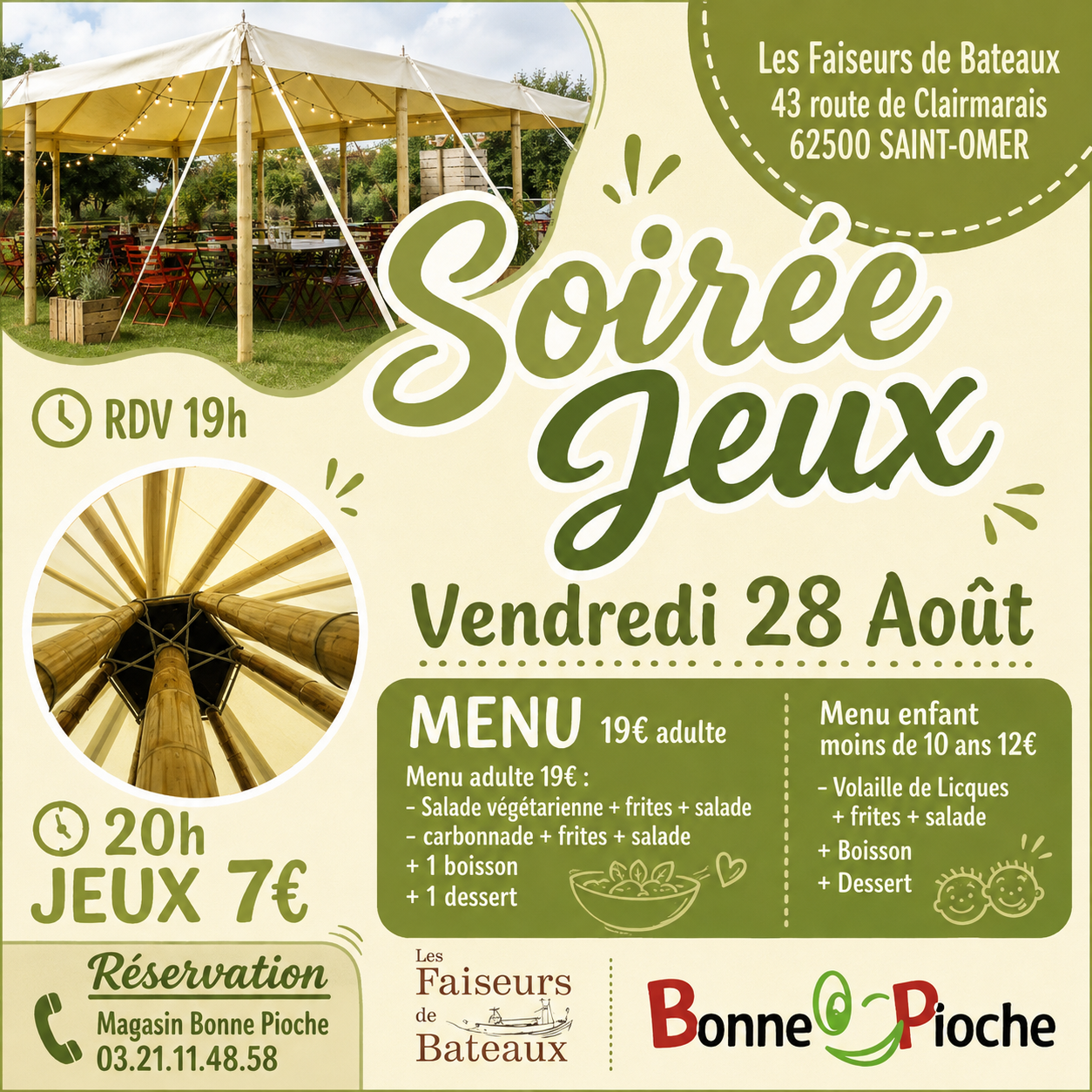 animations jeux société